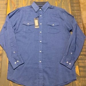 Brand new with tags Beverly Hills polo button up shirt men’s size small